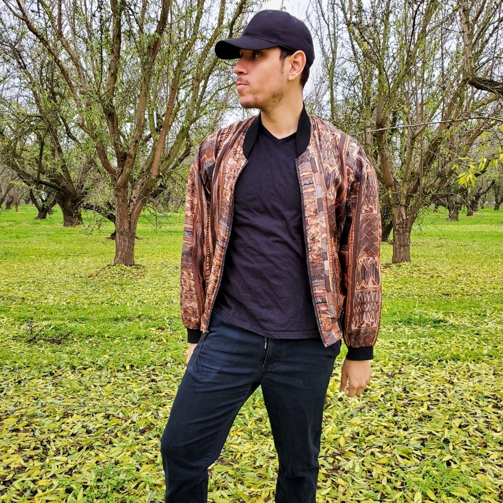 Vintage Silk Bomber
